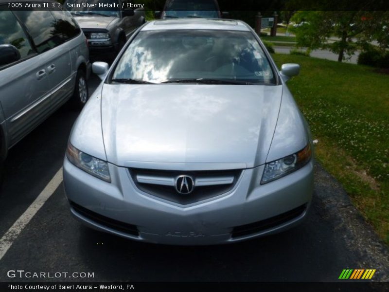 Satin Silver Metallic / Ebony 2005 Acura TL 3.2