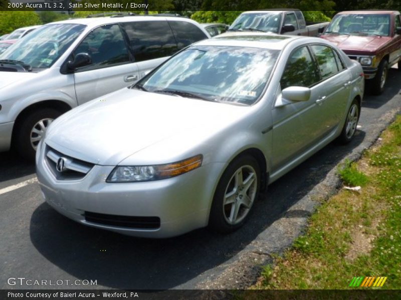 Satin Silver Metallic / Ebony 2005 Acura TL 3.2