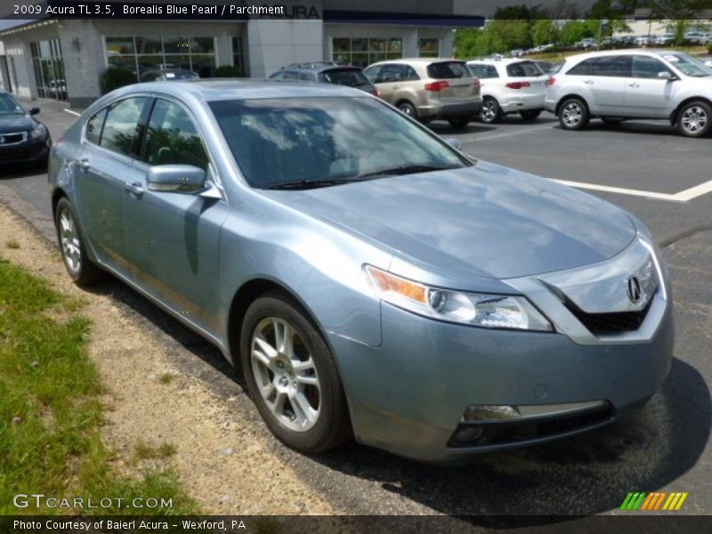 Borealis Blue Pearl / Parchment 2009 Acura TL 3.5