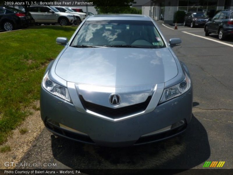 Borealis Blue Pearl / Parchment 2009 Acura TL 3.5