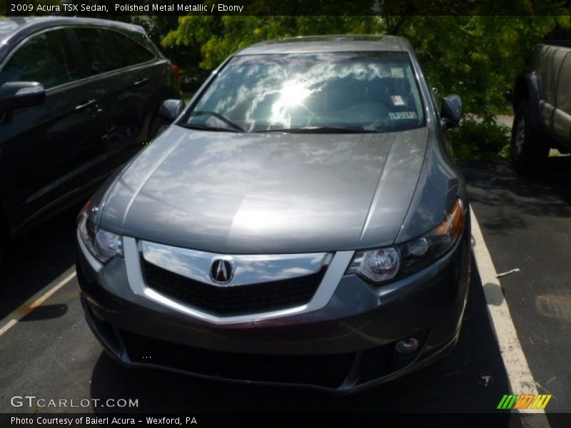 Polished Metal Metallic / Ebony 2009 Acura TSX Sedan