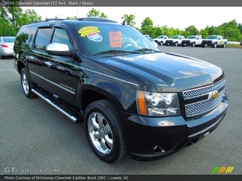 Front 3/4 View of 2009 Suburban LTZ 4x4