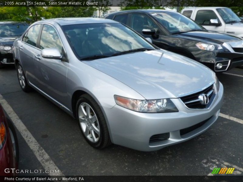 Satin Silver Metallic / Quartz 2005 Acura TSX Sedan