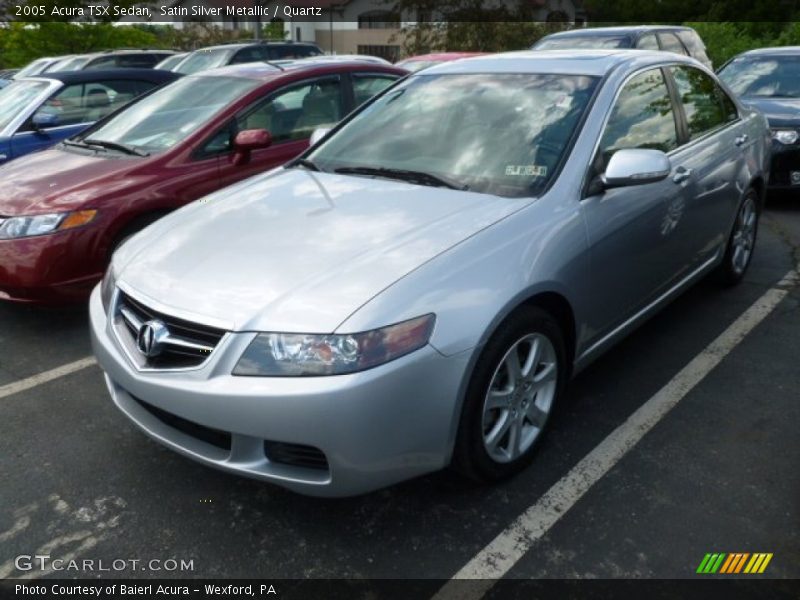 Satin Silver Metallic / Quartz 2005 Acura TSX Sedan