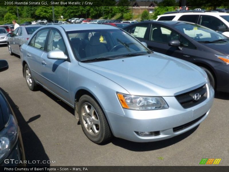 Silver Blue Metallic / Gray 2006 Hyundai Sonata GLS