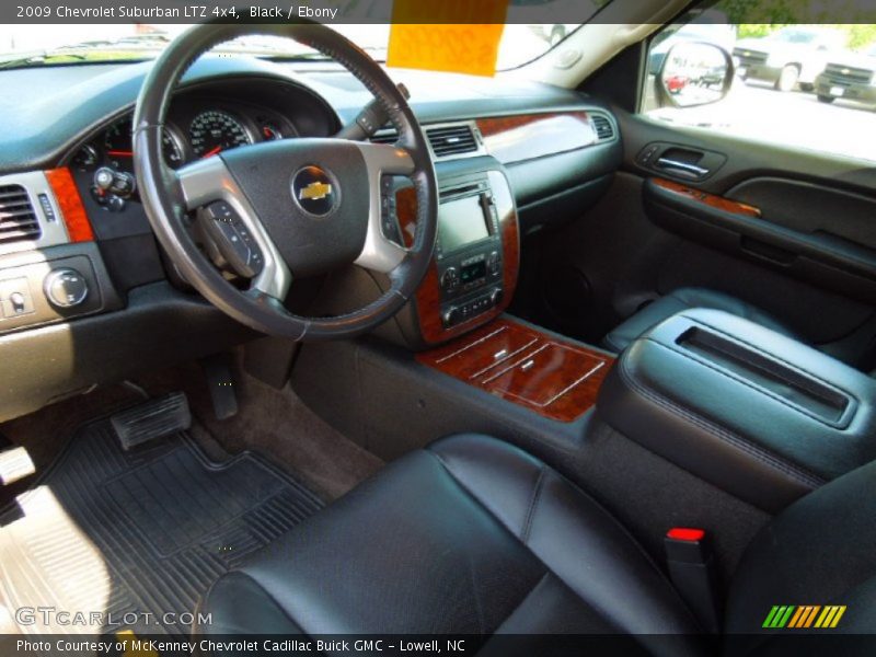 Ebony Interior - 2009 Suburban LTZ 4x4 