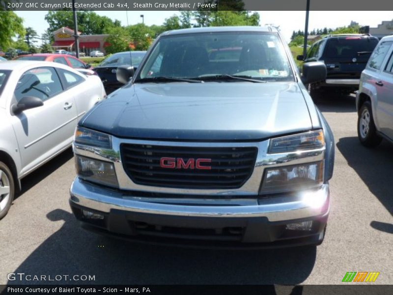 Stealth Gray Metallic / Pewter 2007 GMC Canyon SLE Extended Cab 4x4