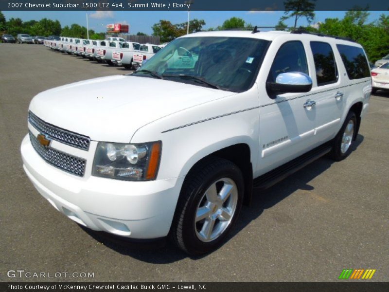Summit White / Ebony 2007 Chevrolet Suburban 1500 LTZ 4x4