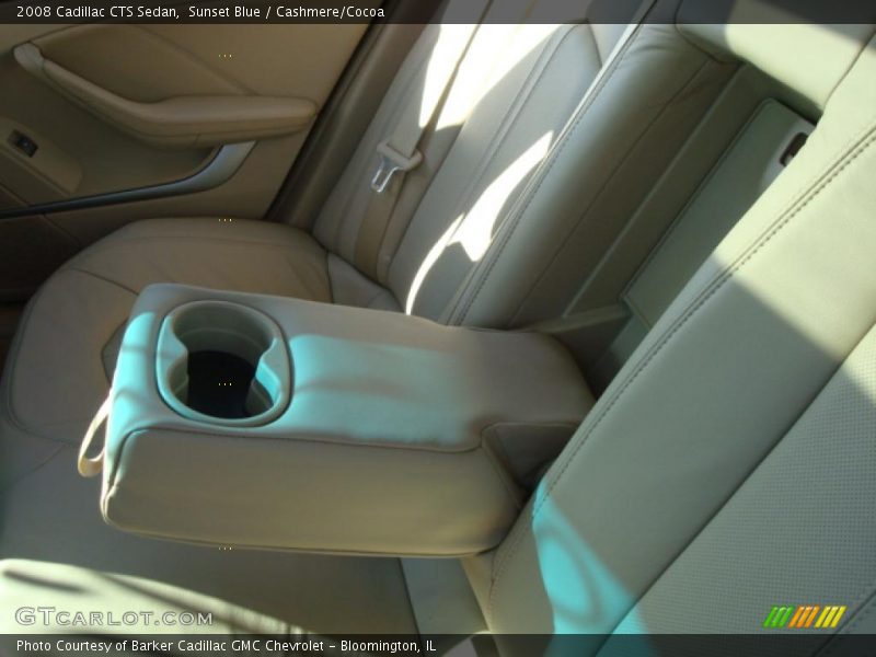 Sunset Blue / Cashmere/Cocoa 2008 Cadillac CTS Sedan