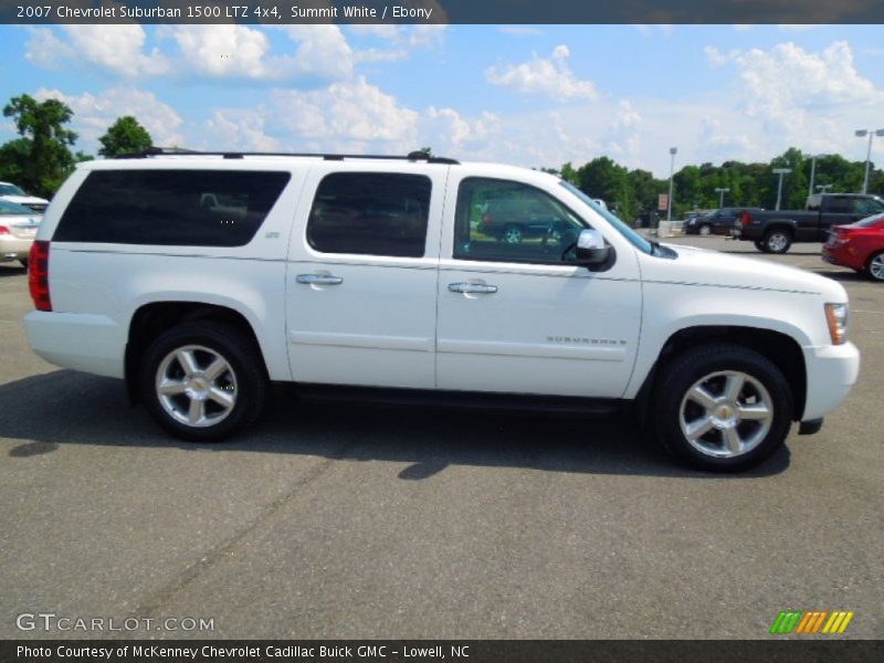Summit White / Ebony 2007 Chevrolet Suburban 1500 LTZ 4x4