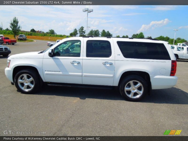 Summit White / Ebony 2007 Chevrolet Suburban 1500 LTZ 4x4