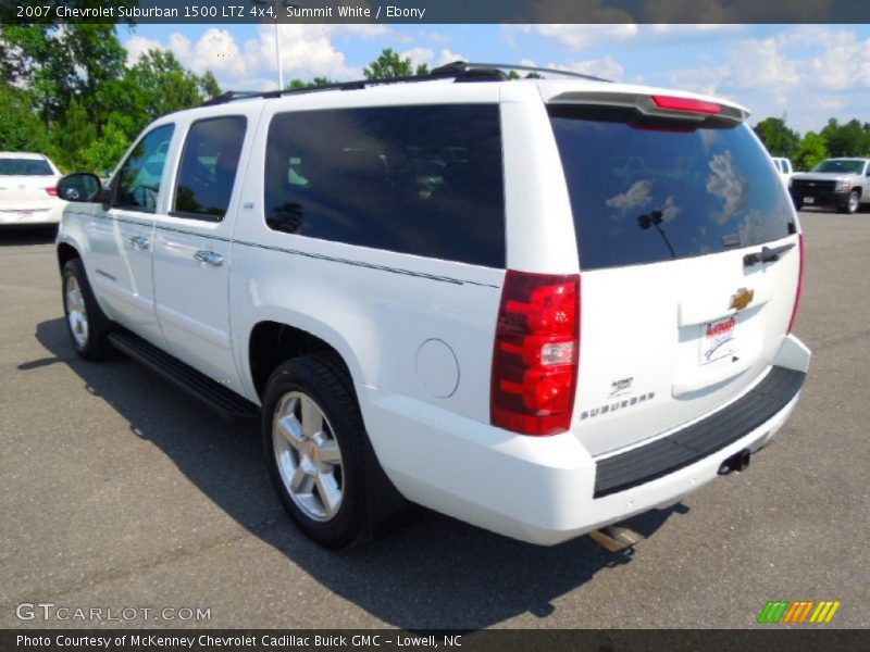 Summit White / Ebony 2007 Chevrolet Suburban 1500 LTZ 4x4