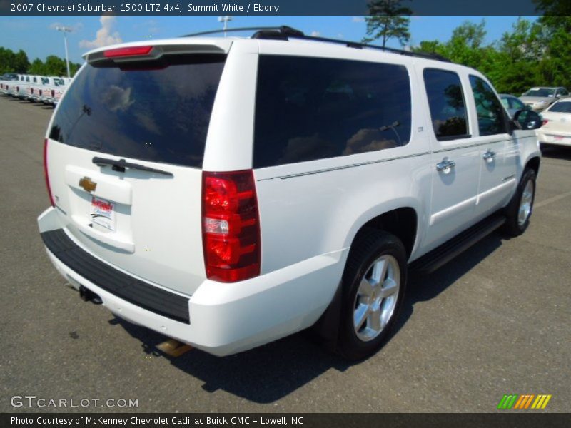 Summit White / Ebony 2007 Chevrolet Suburban 1500 LTZ 4x4