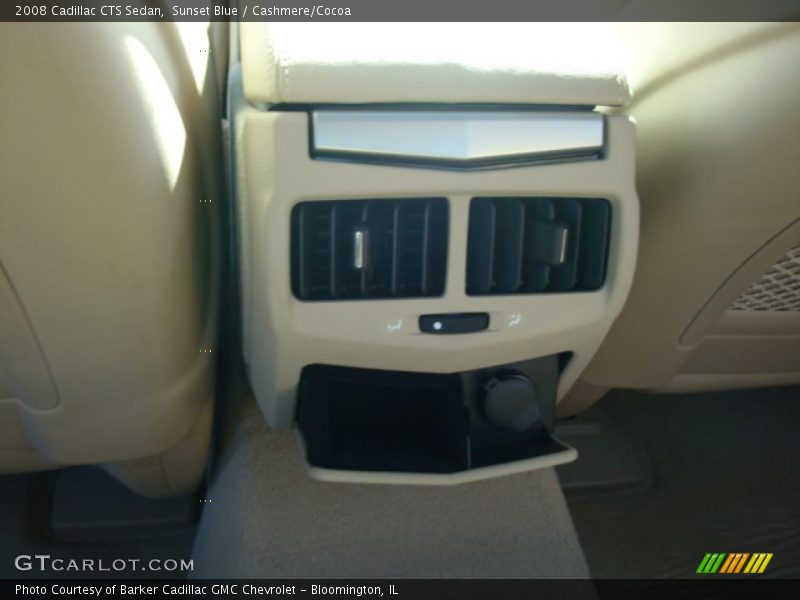 Sunset Blue / Cashmere/Cocoa 2008 Cadillac CTS Sedan