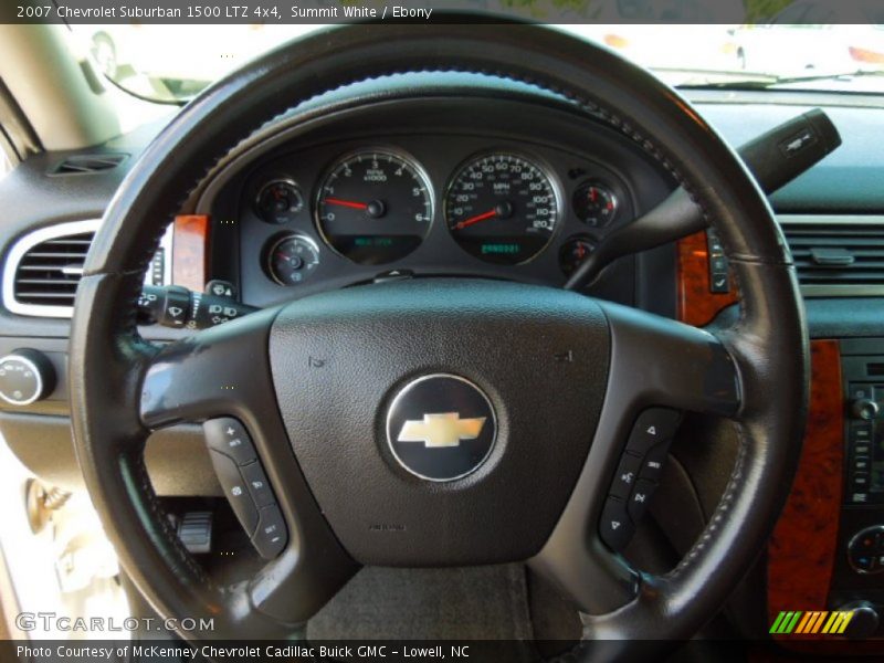 Summit White / Ebony 2007 Chevrolet Suburban 1500 LTZ 4x4