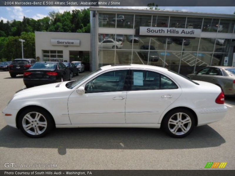 Alabaster White / Stone 2004 Mercedes-Benz E 500 4Matic Sedan