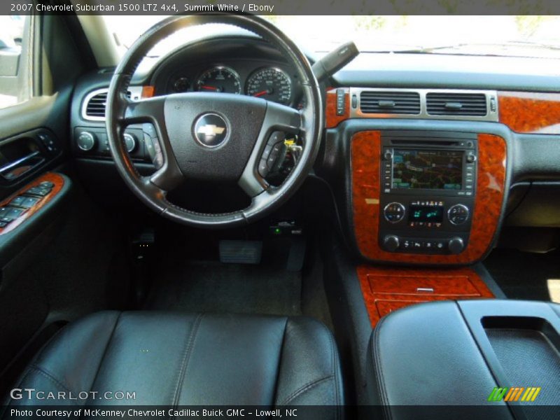 Summit White / Ebony 2007 Chevrolet Suburban 1500 LTZ 4x4