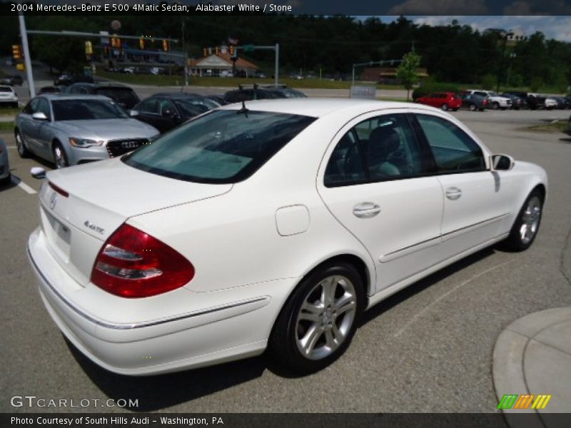 Alabaster White / Stone 2004 Mercedes-Benz E 500 4Matic Sedan