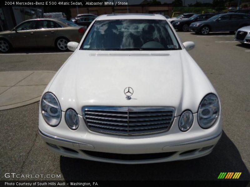 Alabaster White / Stone 2004 Mercedes-Benz E 500 4Matic Sedan
