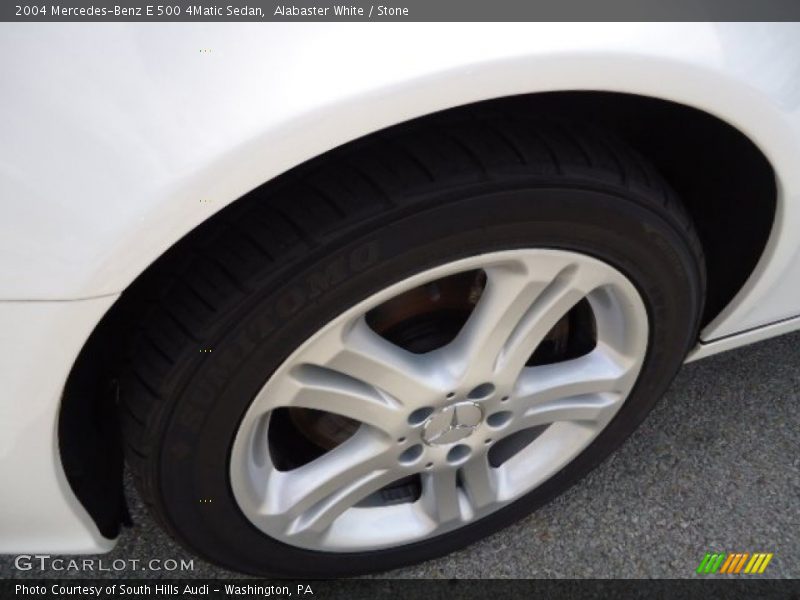 Alabaster White / Stone 2004 Mercedes-Benz E 500 4Matic Sedan