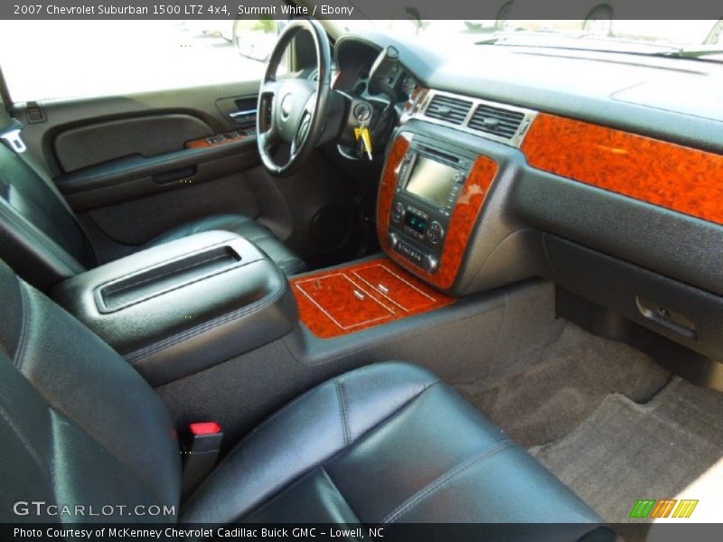 Summit White / Ebony 2007 Chevrolet Suburban 1500 LTZ 4x4