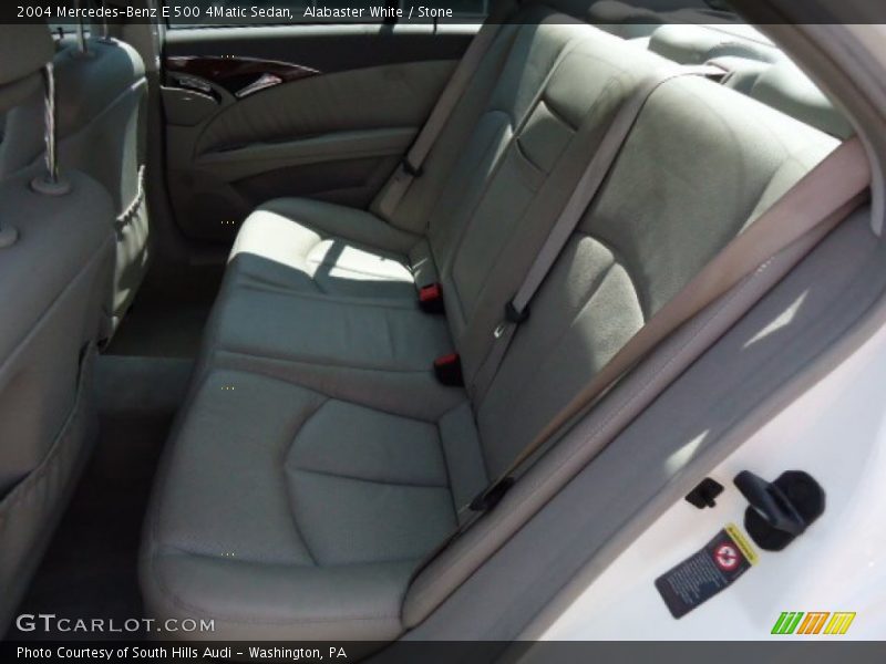Alabaster White / Stone 2004 Mercedes-Benz E 500 4Matic Sedan