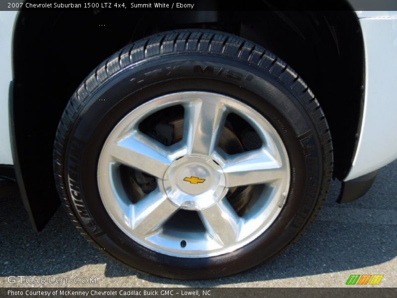 Summit White / Ebony 2007 Chevrolet Suburban 1500 LTZ 4x4
