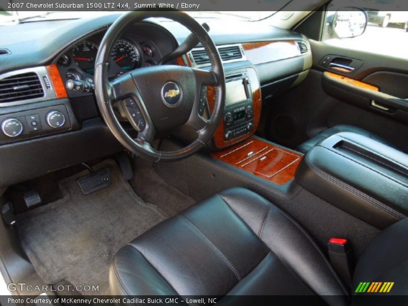 Summit White / Ebony 2007 Chevrolet Suburban 1500 LTZ 4x4