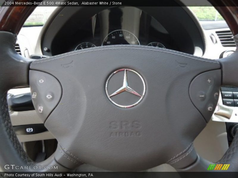 Alabaster White / Stone 2004 Mercedes-Benz E 500 4Matic Sedan