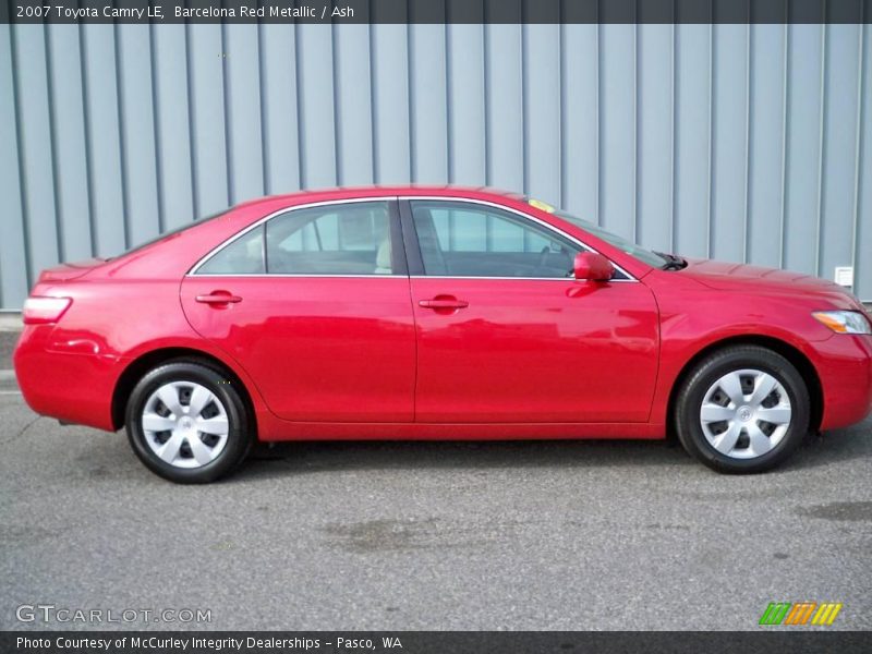 Barcelona Red Metallic / Ash 2007 Toyota Camry LE