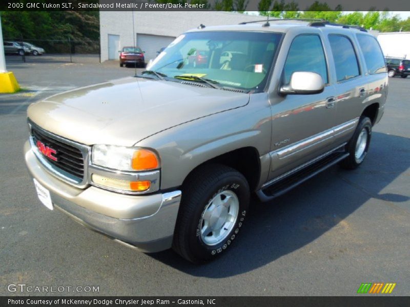 Sandalwood Metallic / Pewter/Dark Pewter 2003 GMC Yukon SLT