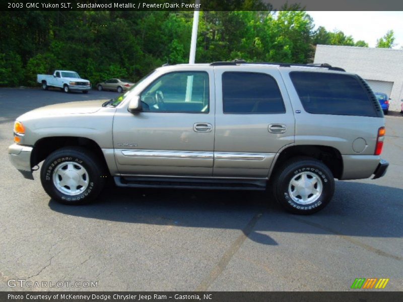 Sandalwood Metallic / Pewter/Dark Pewter 2003 GMC Yukon SLT