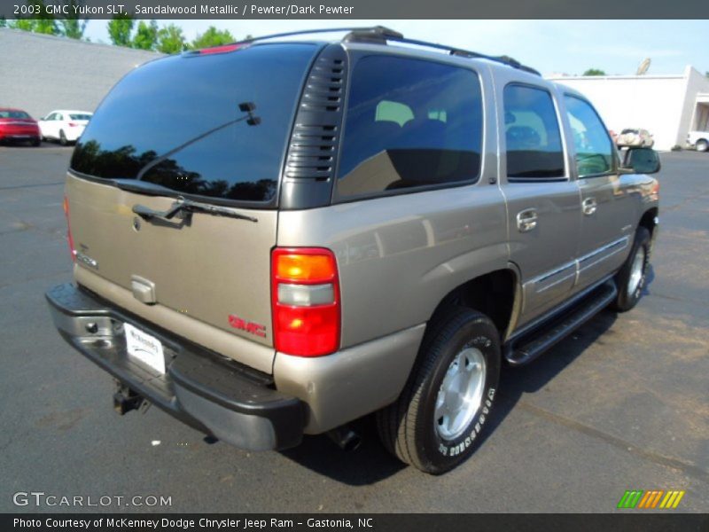Sandalwood Metallic / Pewter/Dark Pewter 2003 GMC Yukon SLT