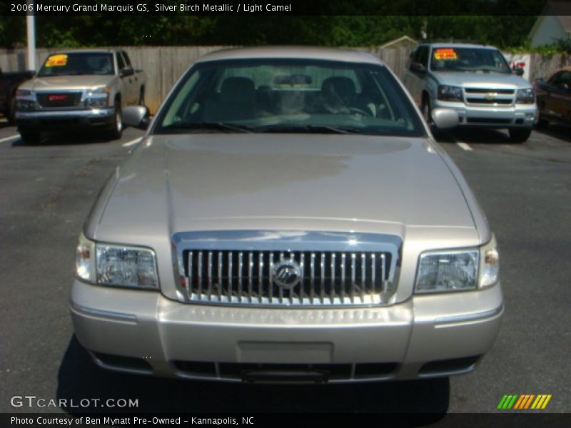 Silver Birch Metallic / Light Camel 2006 Mercury Grand Marquis GS