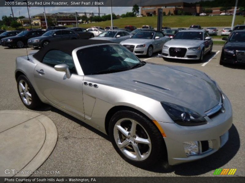 Front 3/4 View of 2008 Sky Red Line Roadster
