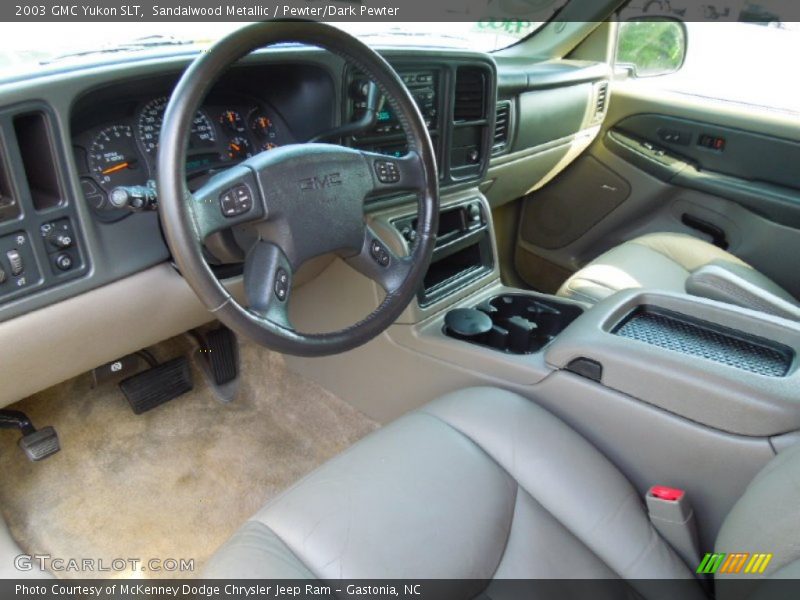 Pewter/Dark Pewter Interior - 2003 Yukon SLT 