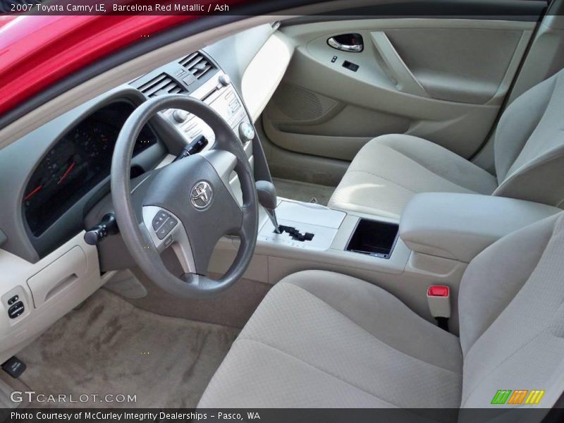 Barcelona Red Metallic / Ash 2007 Toyota Camry LE