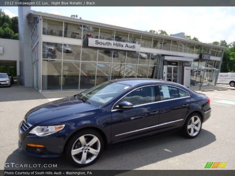 Night Blue Metallic / Black 2012 Volkswagen CC Lux