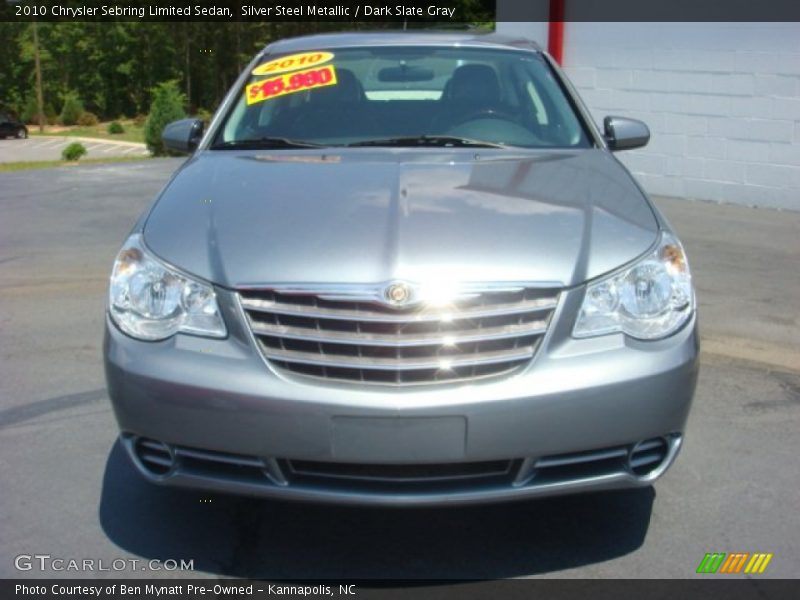 Silver Steel Metallic / Dark Slate Gray 2010 Chrysler Sebring Limited Sedan