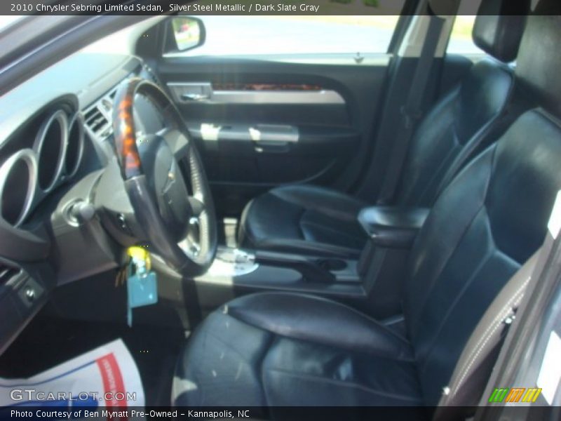 Silver Steel Metallic / Dark Slate Gray 2010 Chrysler Sebring Limited Sedan