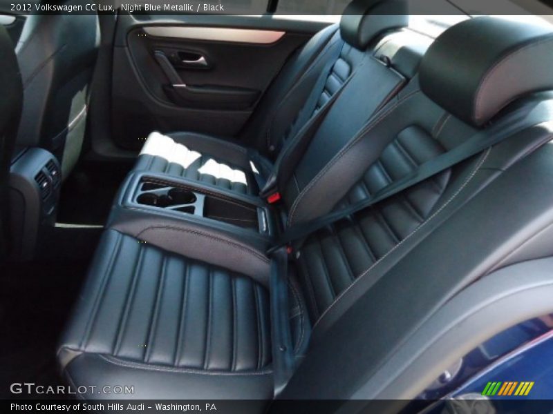 Rear Seat of 2012 CC Lux