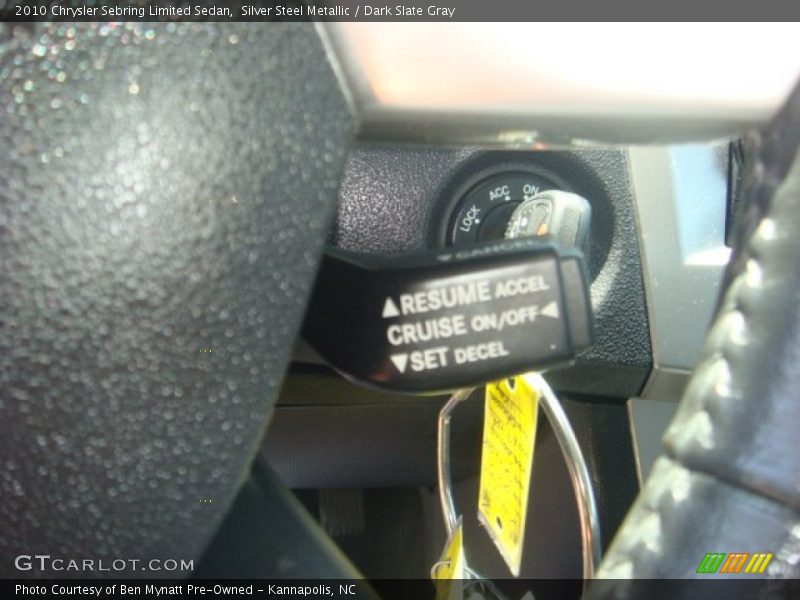 Silver Steel Metallic / Dark Slate Gray 2010 Chrysler Sebring Limited Sedan