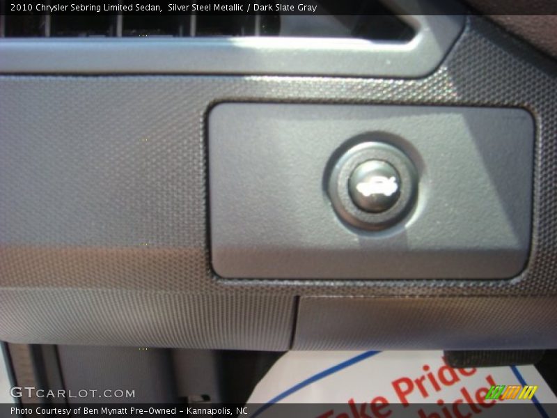 Silver Steel Metallic / Dark Slate Gray 2010 Chrysler Sebring Limited Sedan