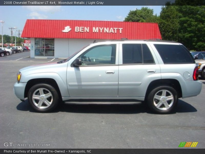 Moondust Metallic / Light Gray 2008 Chevrolet TrailBlazer LT 4x4
