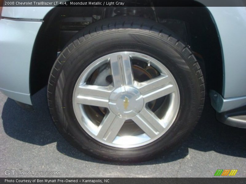 Moondust Metallic / Light Gray 2008 Chevrolet TrailBlazer LT 4x4