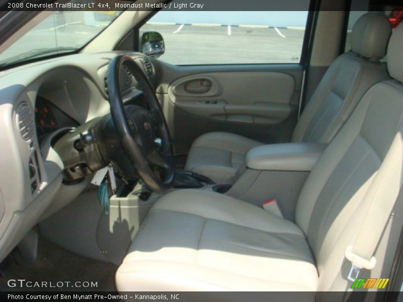 Moondust Metallic / Light Gray 2008 Chevrolet TrailBlazer LT 4x4