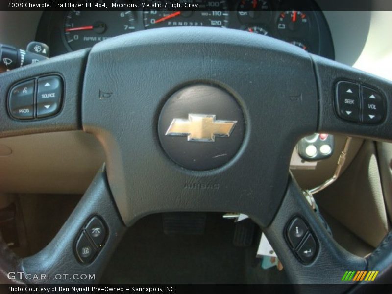 Moondust Metallic / Light Gray 2008 Chevrolet TrailBlazer LT 4x4
