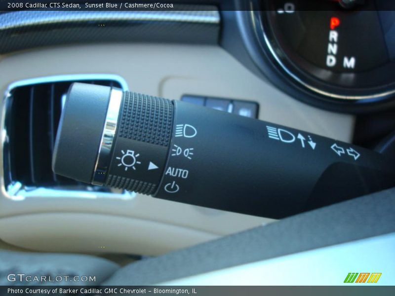 Sunset Blue / Cashmere/Cocoa 2008 Cadillac CTS Sedan
