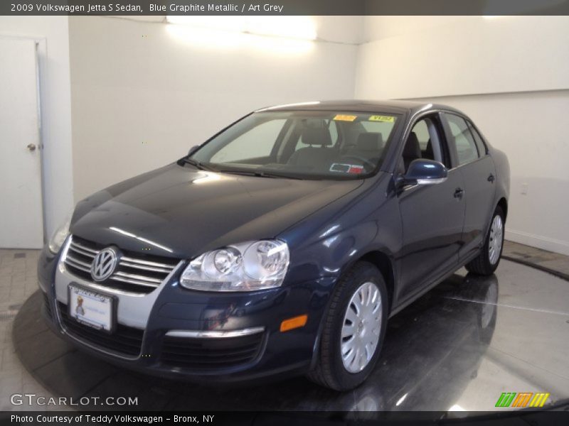 Blue Graphite Metallic / Art Grey 2009 Volkswagen Jetta S Sedan