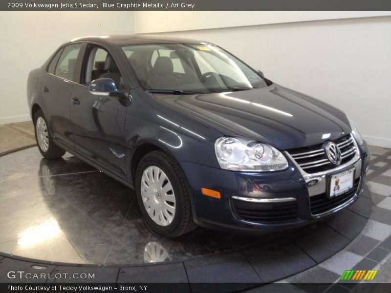 Blue Graphite Metallic / Art Grey 2009 Volkswagen Jetta S Sedan